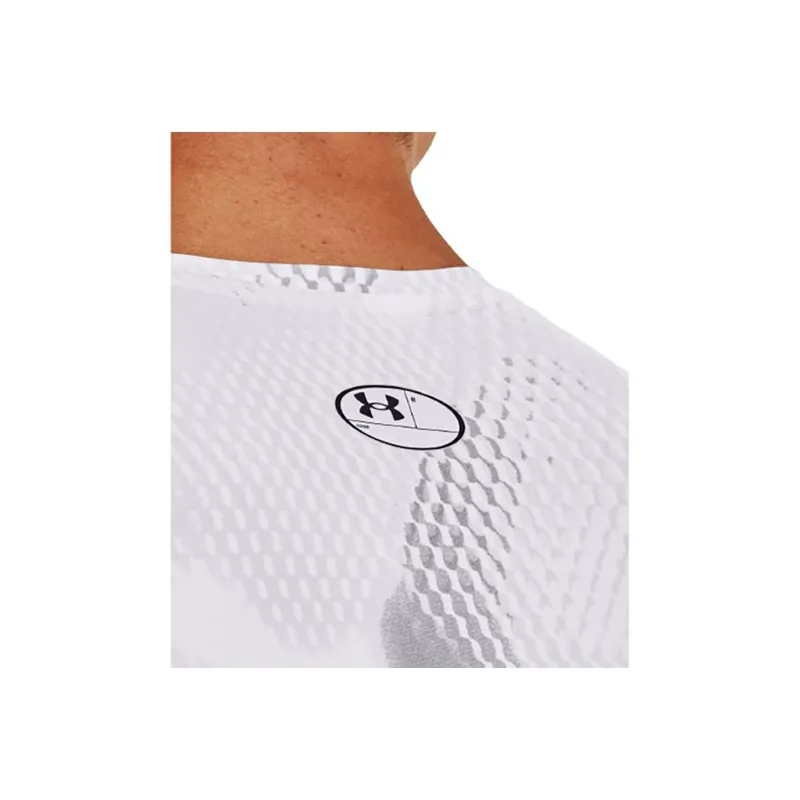 Under Armour Men's UA Iso-Chill Compression Printed Long Sleeve White-5